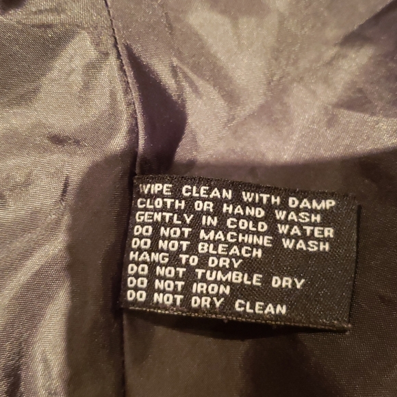 Last Kiss Faux Leather Top, Sz M - Picture 6 of 8